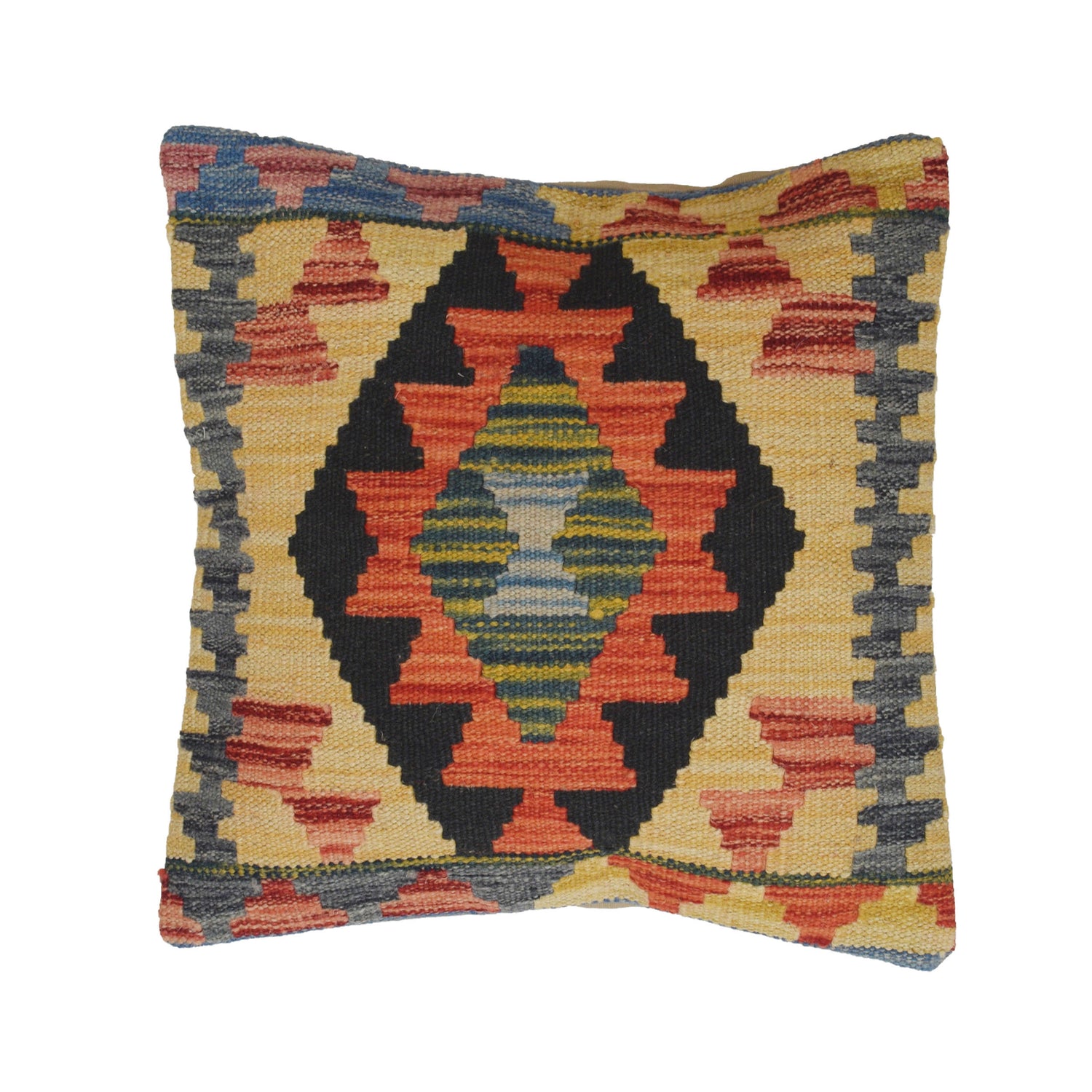 Hand Knotted Kilim Cushion 1' 3 x 1' 3 ft) - No. 22201