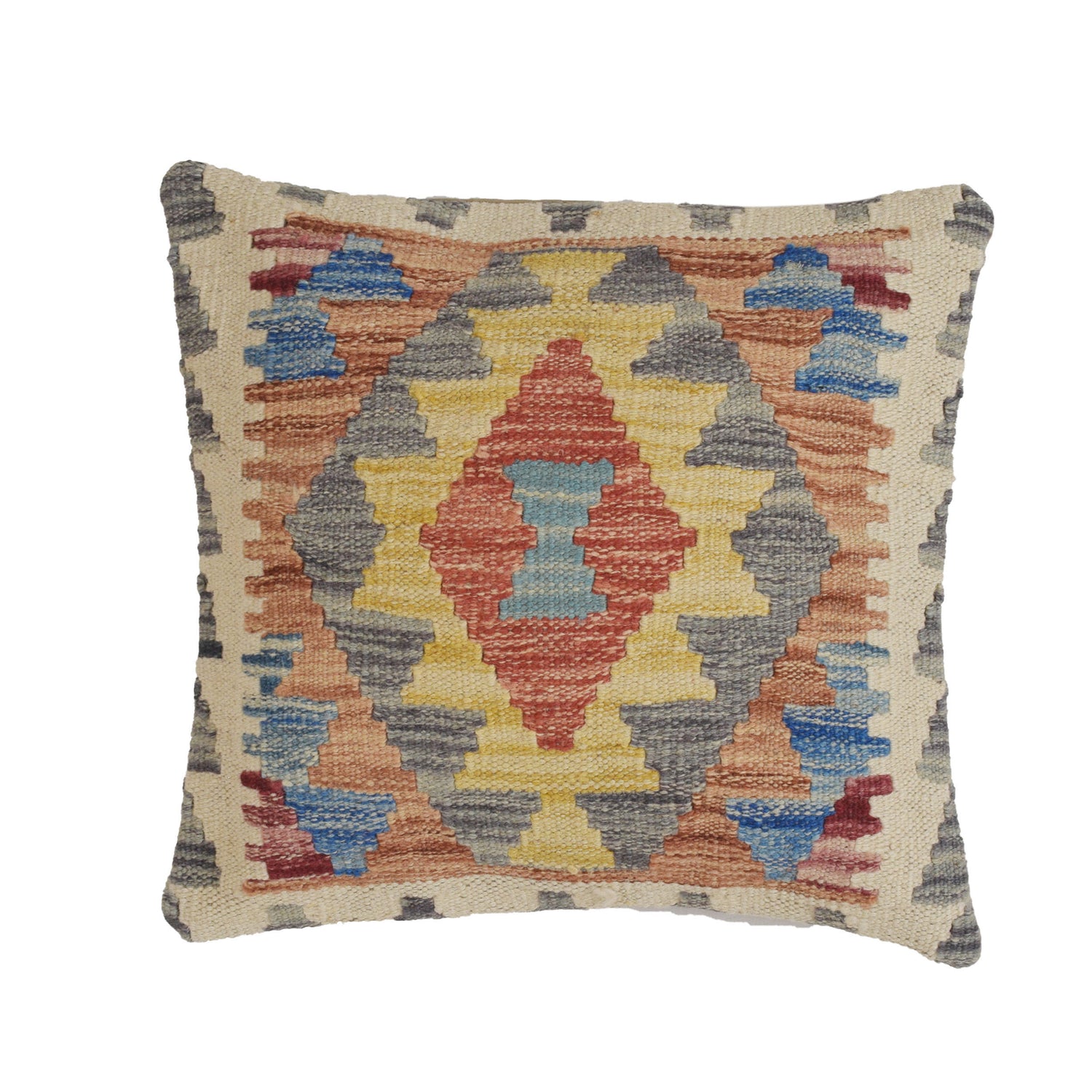 Hand Knotted Kilim Cushion 1' 3 x 1' 3 ft) - No. 22204