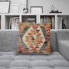 Turkish Style Kelim Cushion 1' 6" x 1' 5" (ft) - No. 22256