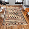 Handmade Soumak Kelim / Dhurrie 4' 5" x 5' 11" (ft) - No. 2356