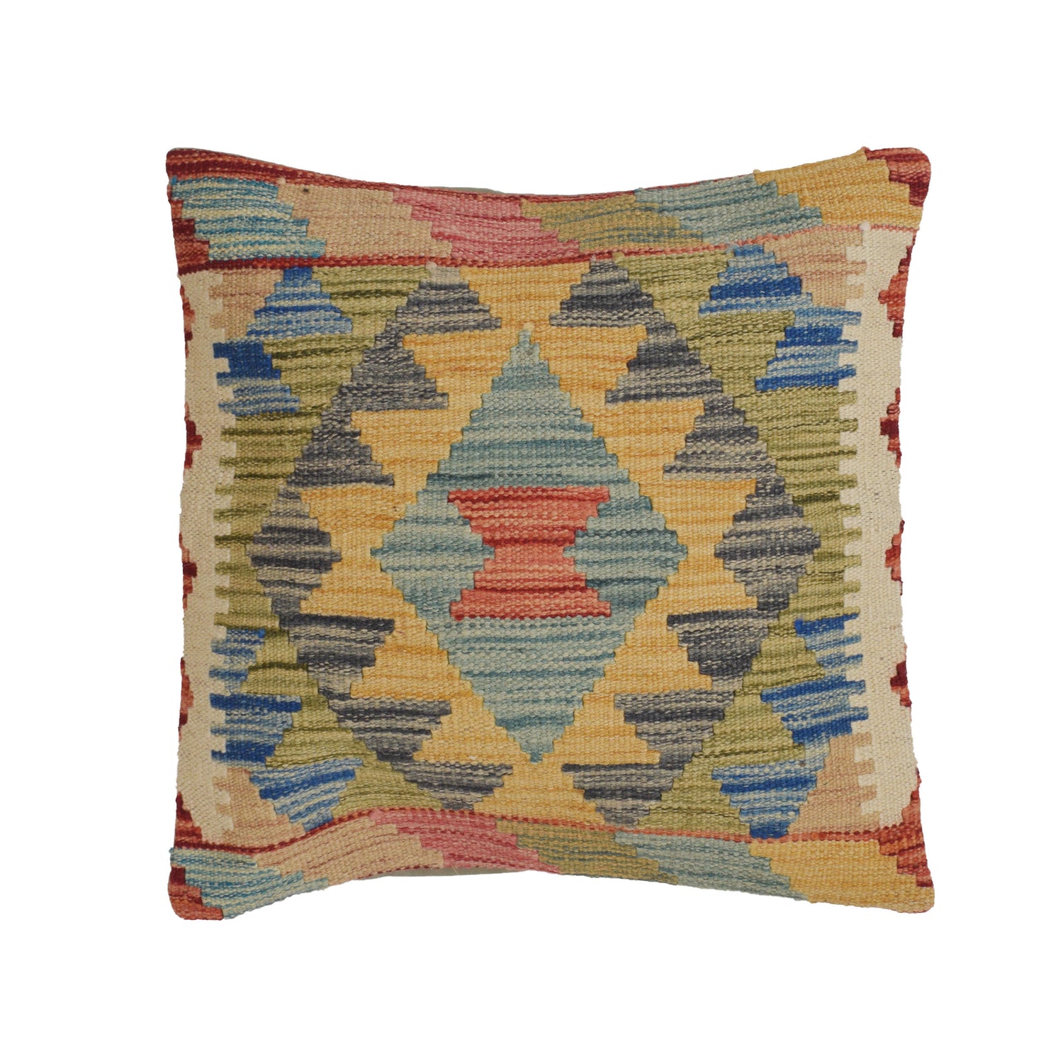 Turkish Design Kilim Cushion 1' 4 x 1' 4 (ft) - No. 24048