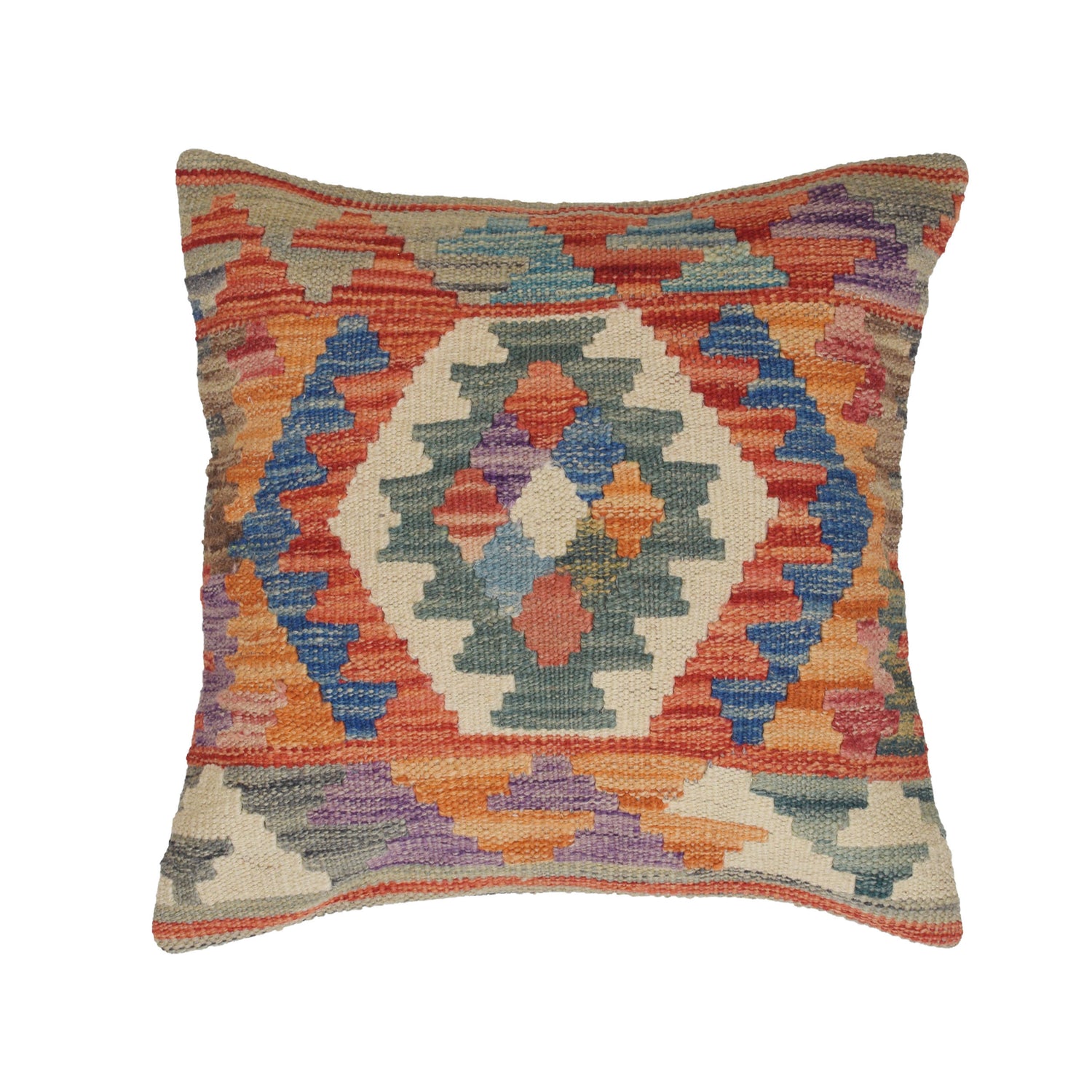 Turkish Design Kilim Cushion 1' 4 x 1' 4 (ft) - No. 24052