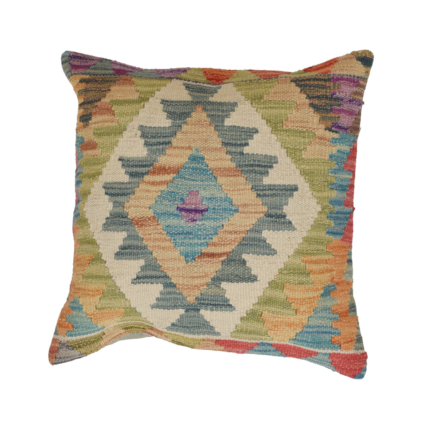 Hand Knotted Kilim Cushion 1' 4 x 1' 4 (ft) - No. 24099