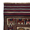 Hand Knotted Barjista Kilim Rug 4' 0" x 5' 5" (ft) - No. 2495