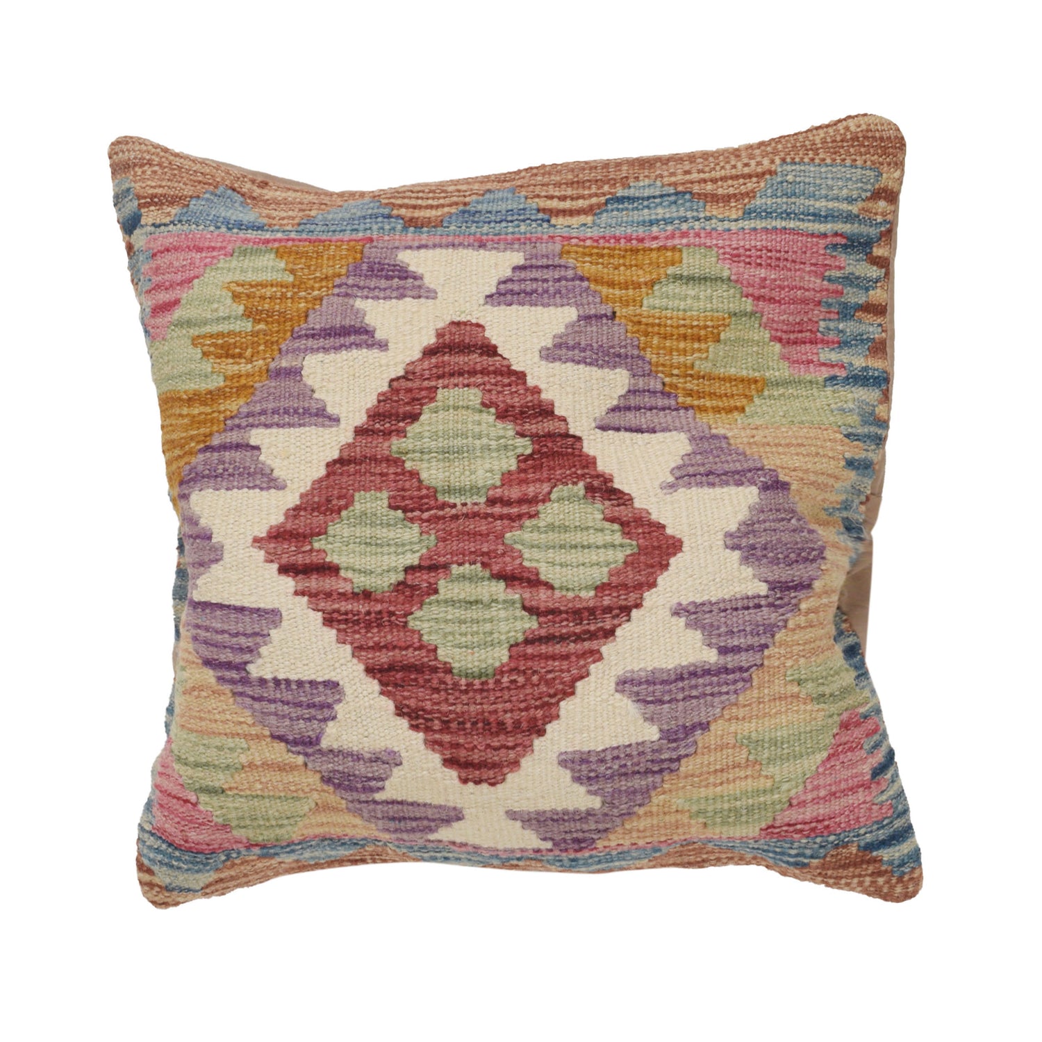 Hand Knotted Kilim Cushion 1' 4 x 1' 4 (ft) - No. 25550