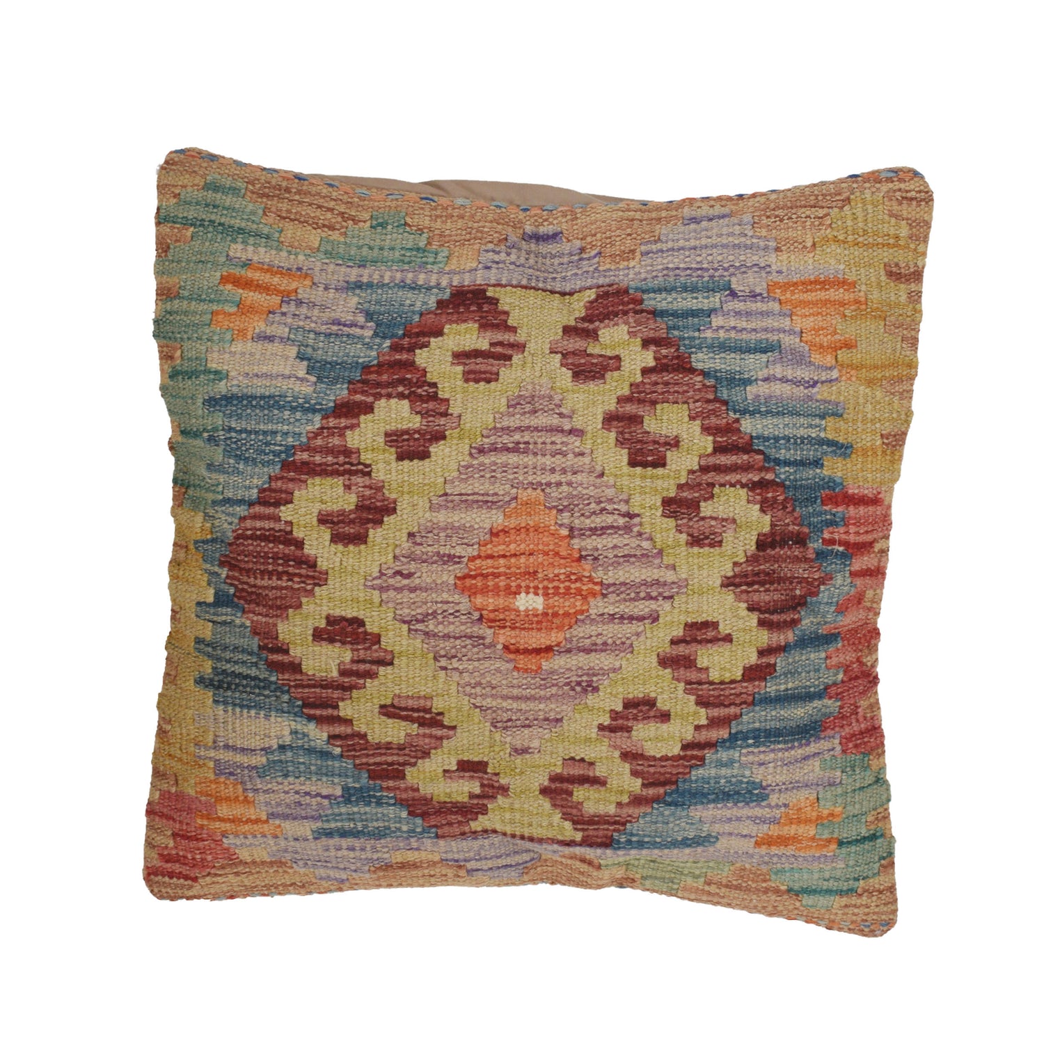 Turkish Design Kilim Cushion 1' 4 x 1' 4 (ft) - No. 25568