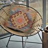 Turkish Design Kilim Cushion 1' 4 x 1' 4 (ft) - No. 25568