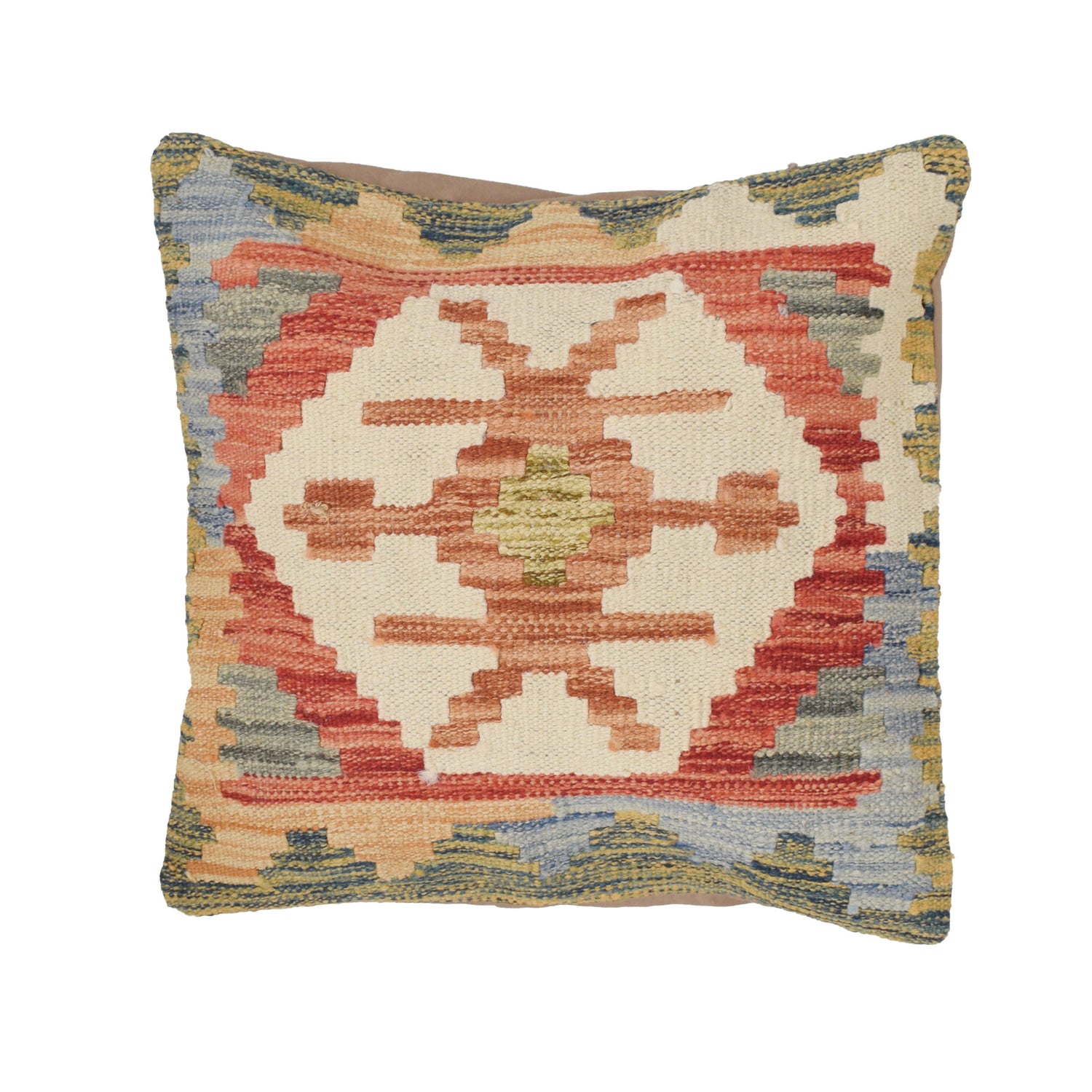 Hand Knotted Kilim Cushion 1' 4 x 1' 4 (ft) - No. 25608