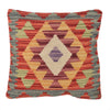 Hand Knotted Kilim Cushion 1' 4" x 1' 4" (ft) - No. 25790