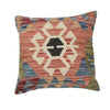 Turkish Design Kilim Cushion 1' 6" x 1' 6" (ft) - No. 25797