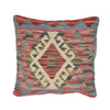 Turkish Design Kilim Cushion 1' 3" x 1' 4" (ft) - No. 25817