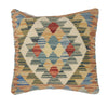 Turkish Design Kilim Cushion 1' 4" x 1' 4" (ft) - No. 25818