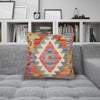 Turkish Style Kelim Cushion 1' 3" x 1' 3" (ft) - No. 25848