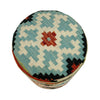Kilim Round Stool - Handmade Seating 1' 2" x 1' 5" (ft) - No. AL2
