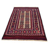 Handmade Vintage Kilim 4' 4" x 6' 3" (ft) - No. 3101