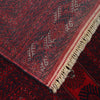 Red Color Bokhara Carpet 9' 8" x 12' 7" (ft) - No. 3344