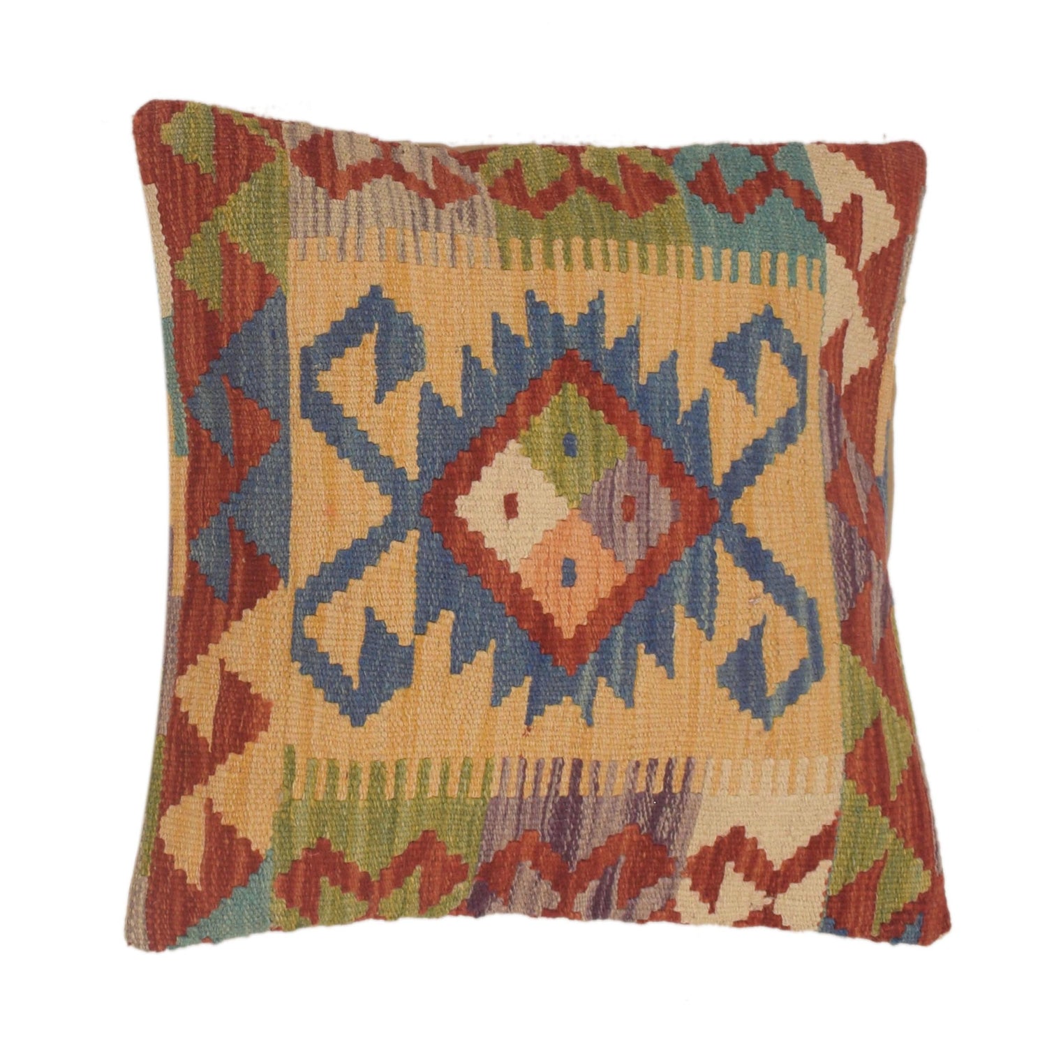 Square Size Kelim Cushion 1' 6" x 1' 6" (ft) - No. 34465