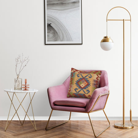 Square Size Kelim Cushion 1' 6" x 1' 6" (ft) - No. 34465