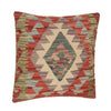 Turkish Design Kilim Cushion 1' 7" x 1' 6" (ft) - No. 34467