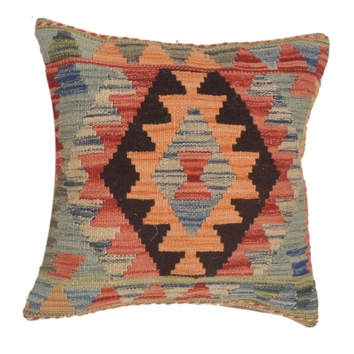 Vegetable Kilim Cushion Cover 1' 7" x 1' 6" (ft) - No. 34468