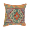 Square Size Kelim Cushion 1' 6" x 1' 7" (ft) - No. 34472