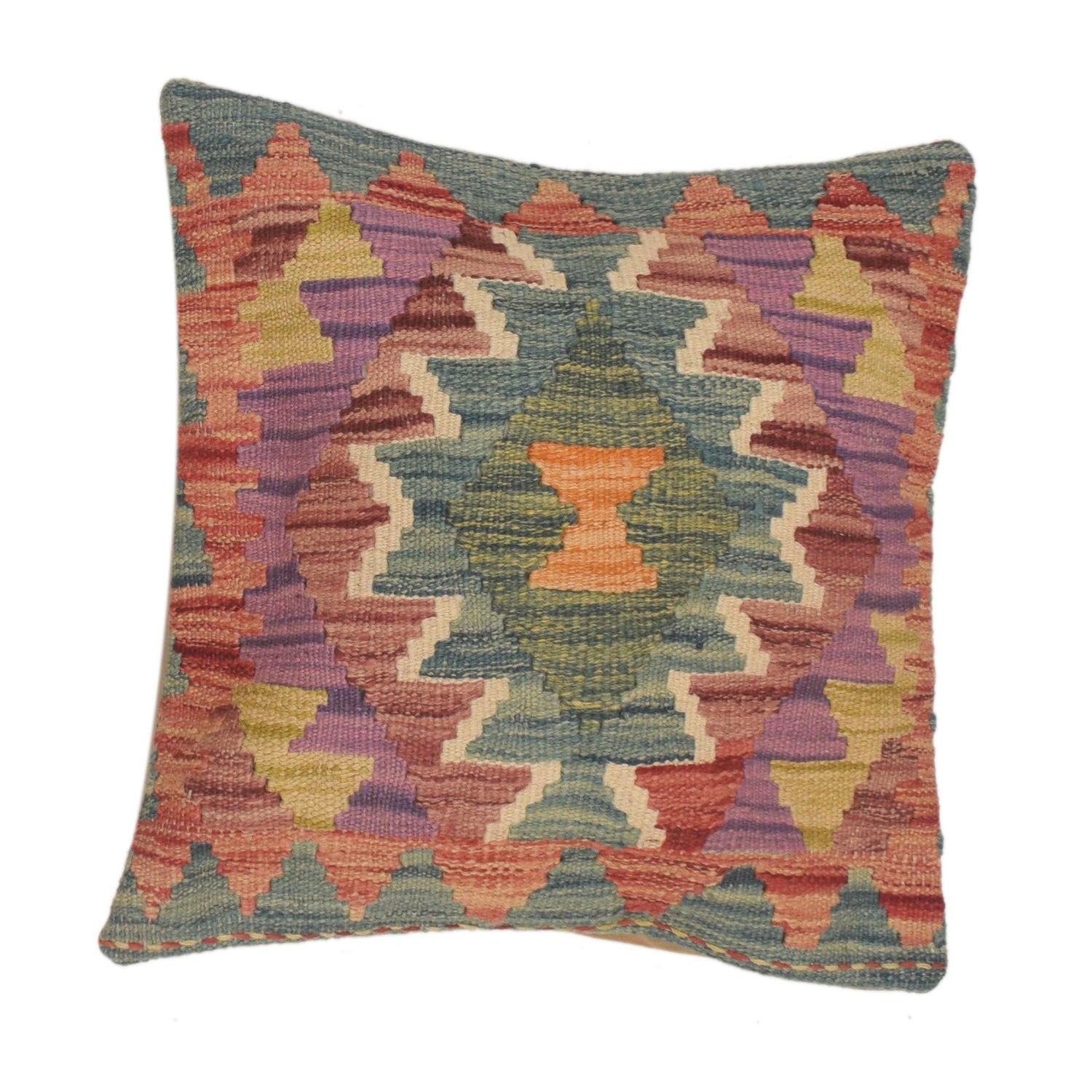 Hand Knotted Kilim Cushion 1' 6 x 1' 6 (ft) - No. 34473