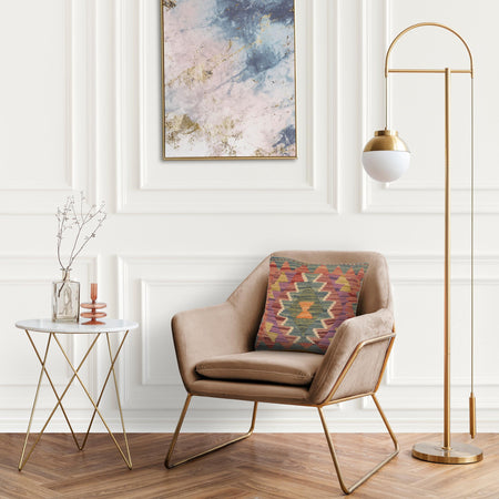 Hand Knotted Kilim Cushion 1' 6 x 1' 6 (ft) - No. 34473