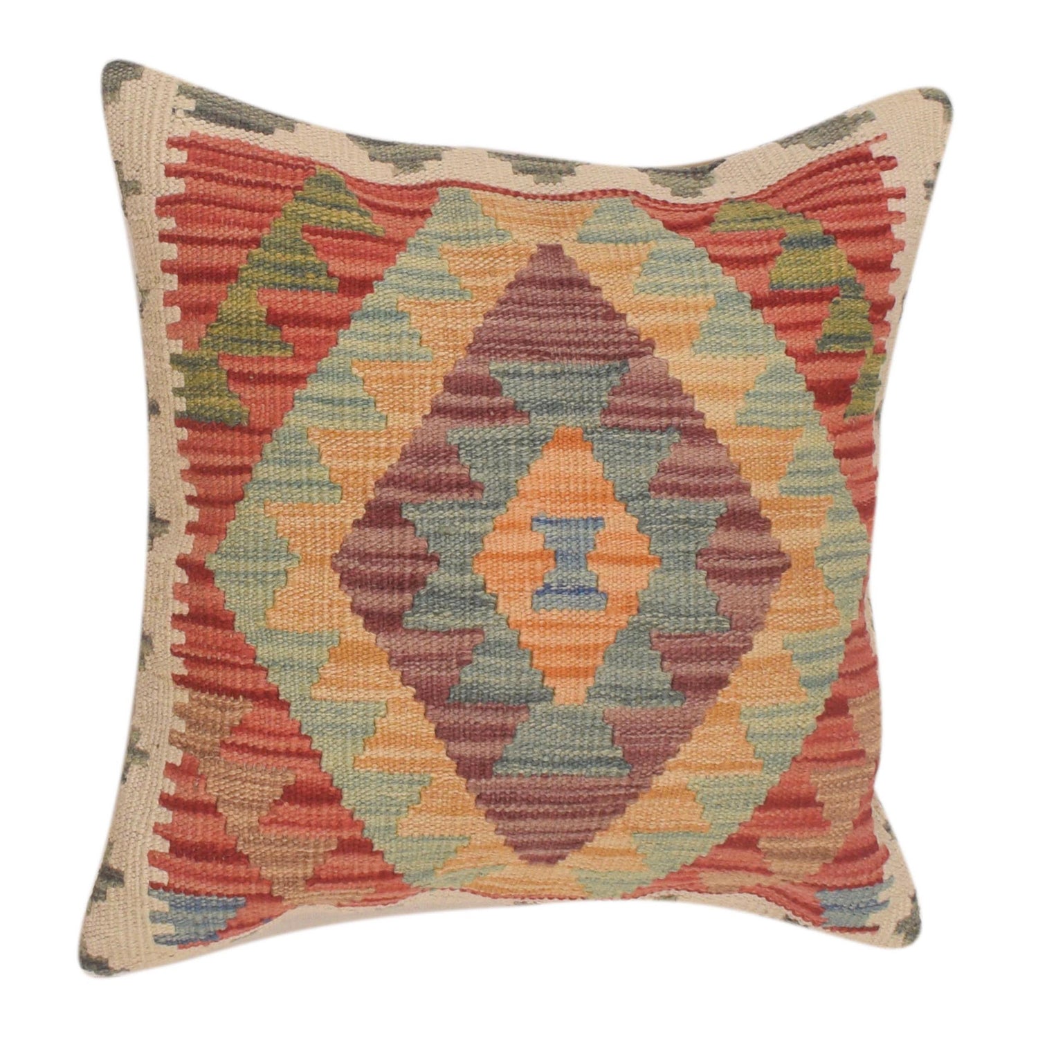 Handmade Kilim Cushion 1' 6" x 1' 6" (ft) - No. 34478