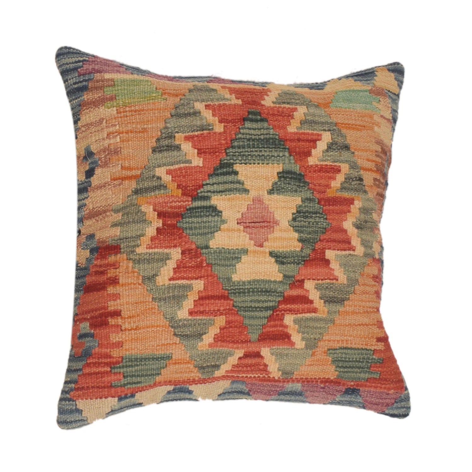 Turkish Design Kilim Cushion  1' 6 x 1' 6 (ft) - No. 34482