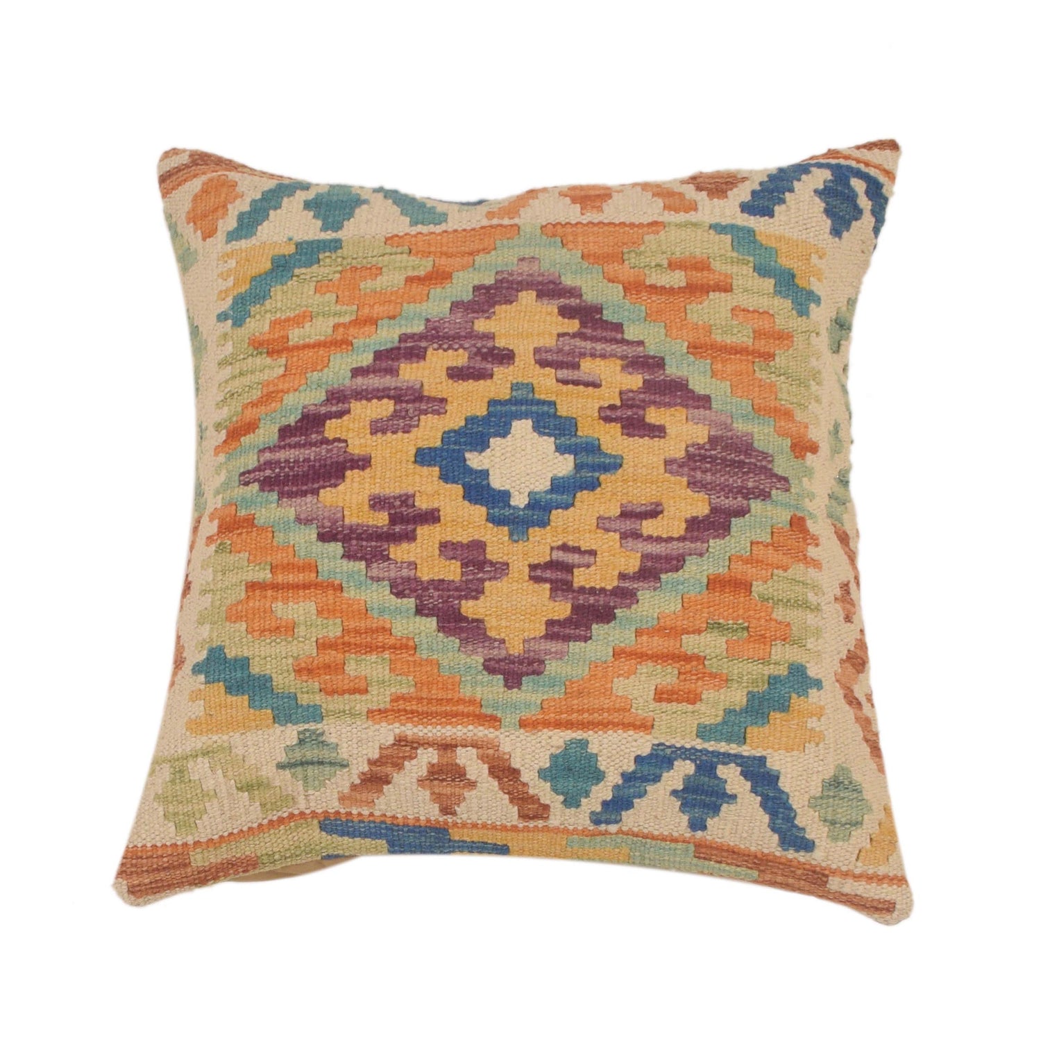 Square Size Kelim Cushion 1' 7" x 1' 6" (ft) - No. 34488