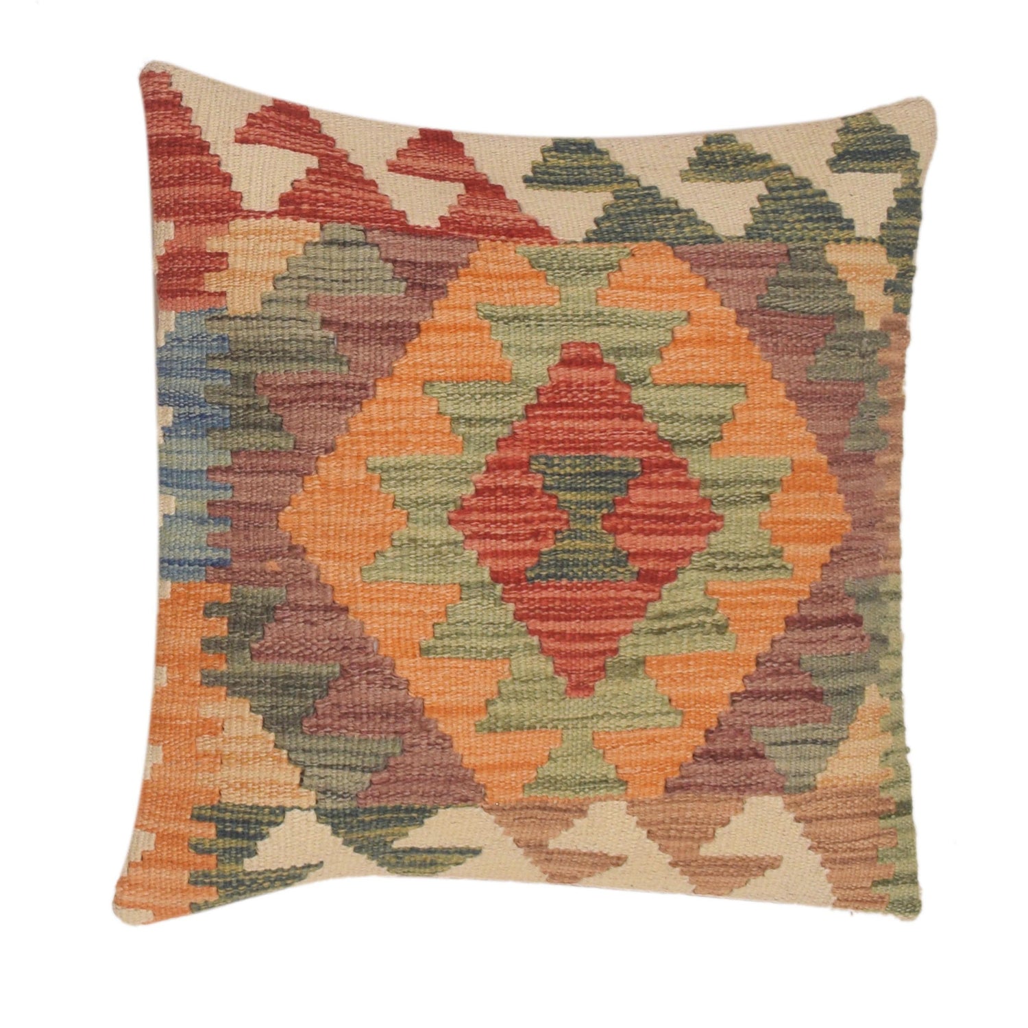 Turkish Style Kelim Cushion 1' 6 x 1' 6 (ft) - No. 34493
