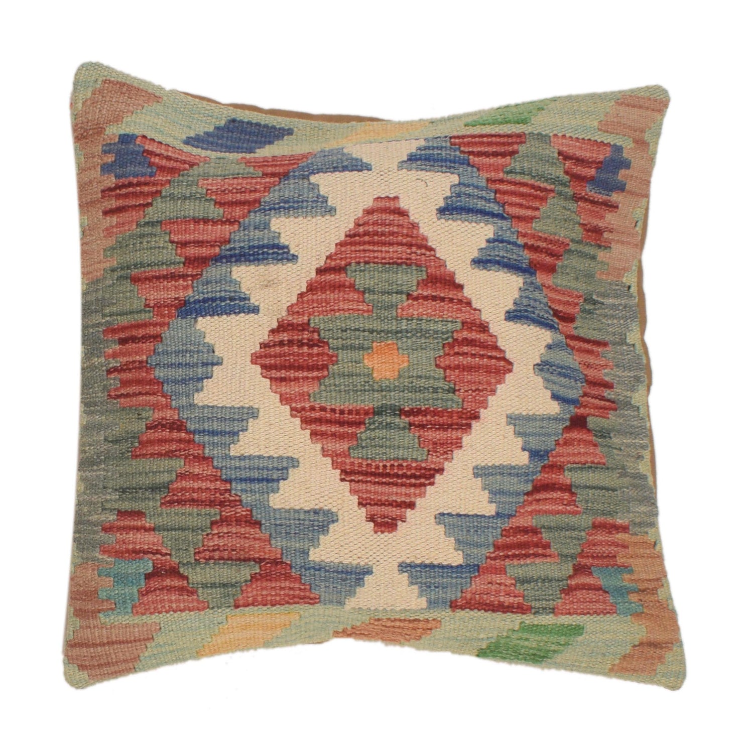 Hand Knotted Kilim Cushion 1' 6" x 1' 7" (ft) - No. 34495