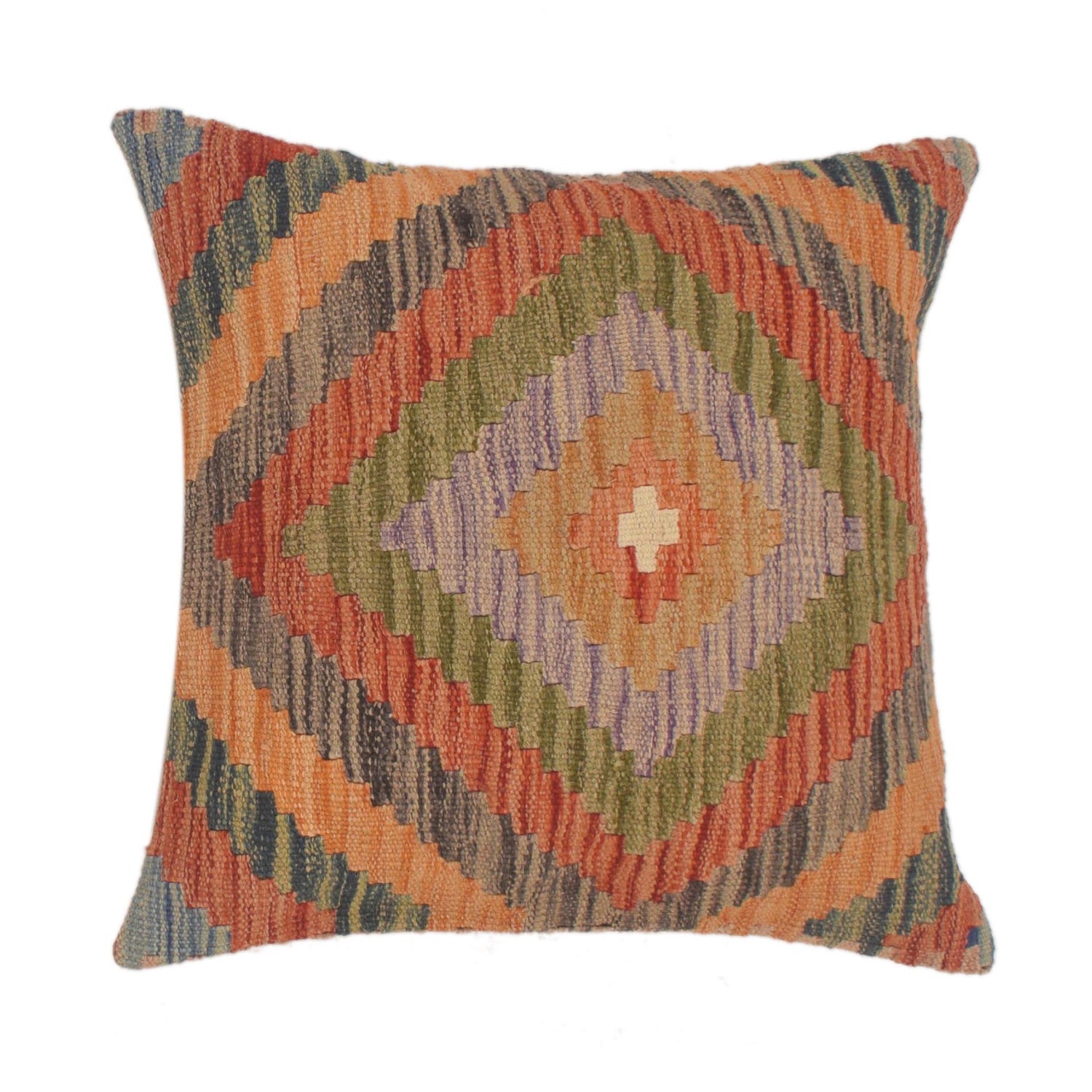 Square Size Kelim Cushion 1' 7" x 1' 7" (ft) - No. 34498