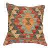 Turkish Design Kilim Cushion 1' 6" x 1' 6" (ft) - No. 34500