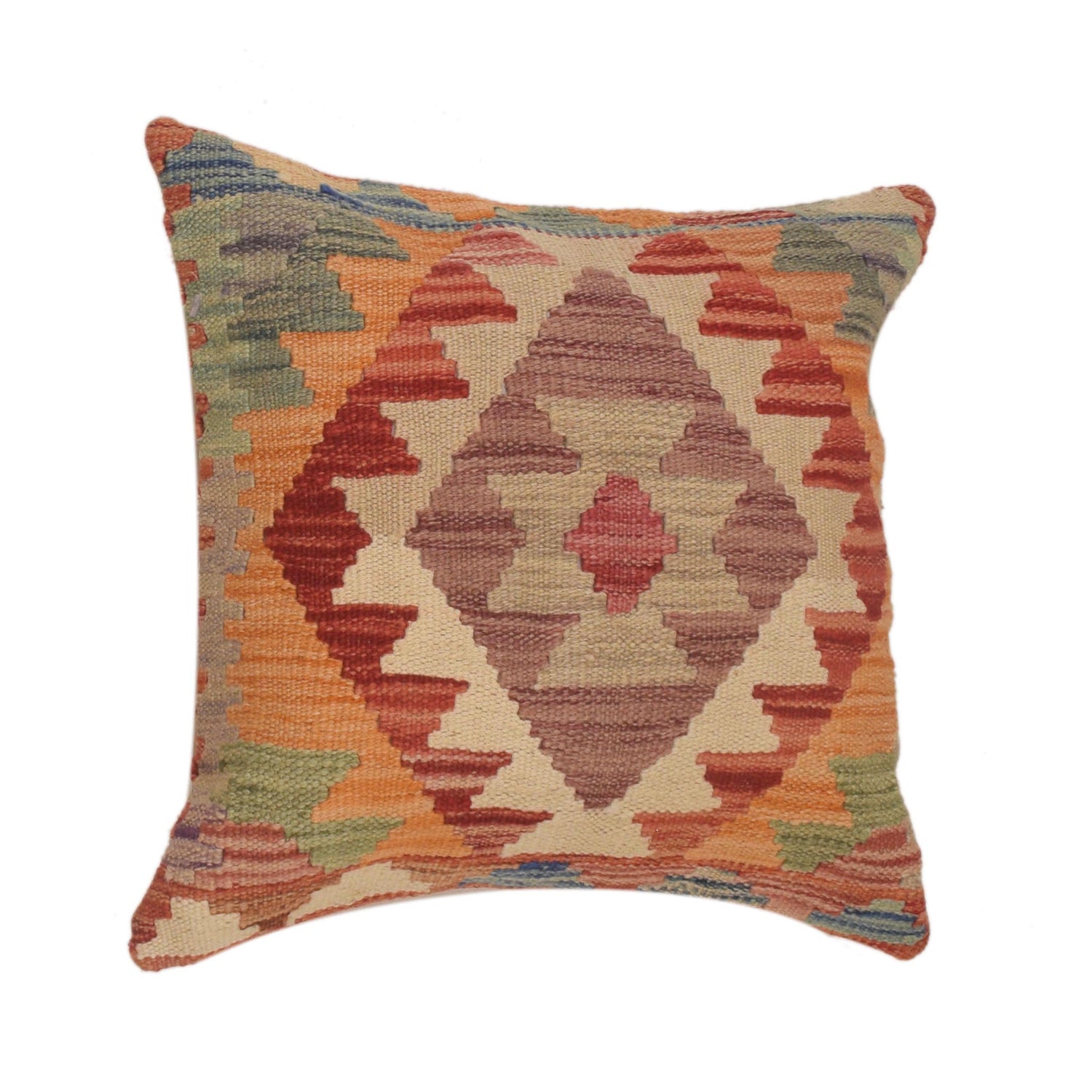 Vegetable Kilim Cushion Cover 1' 5" x 1' 6" (ft) - No. 34502