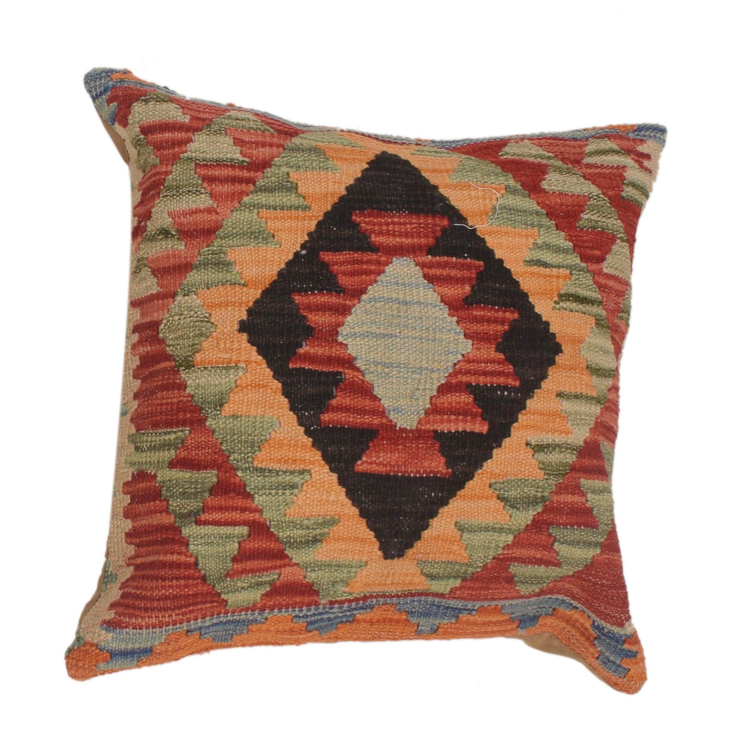 Hand Knotted Kilim Cushion 1' 6" x 1' 6" (ft) - No. 34503a