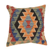 Turkish Style Kelim Cushion 1' 6" x 1' 6" (ft) - No. 34506