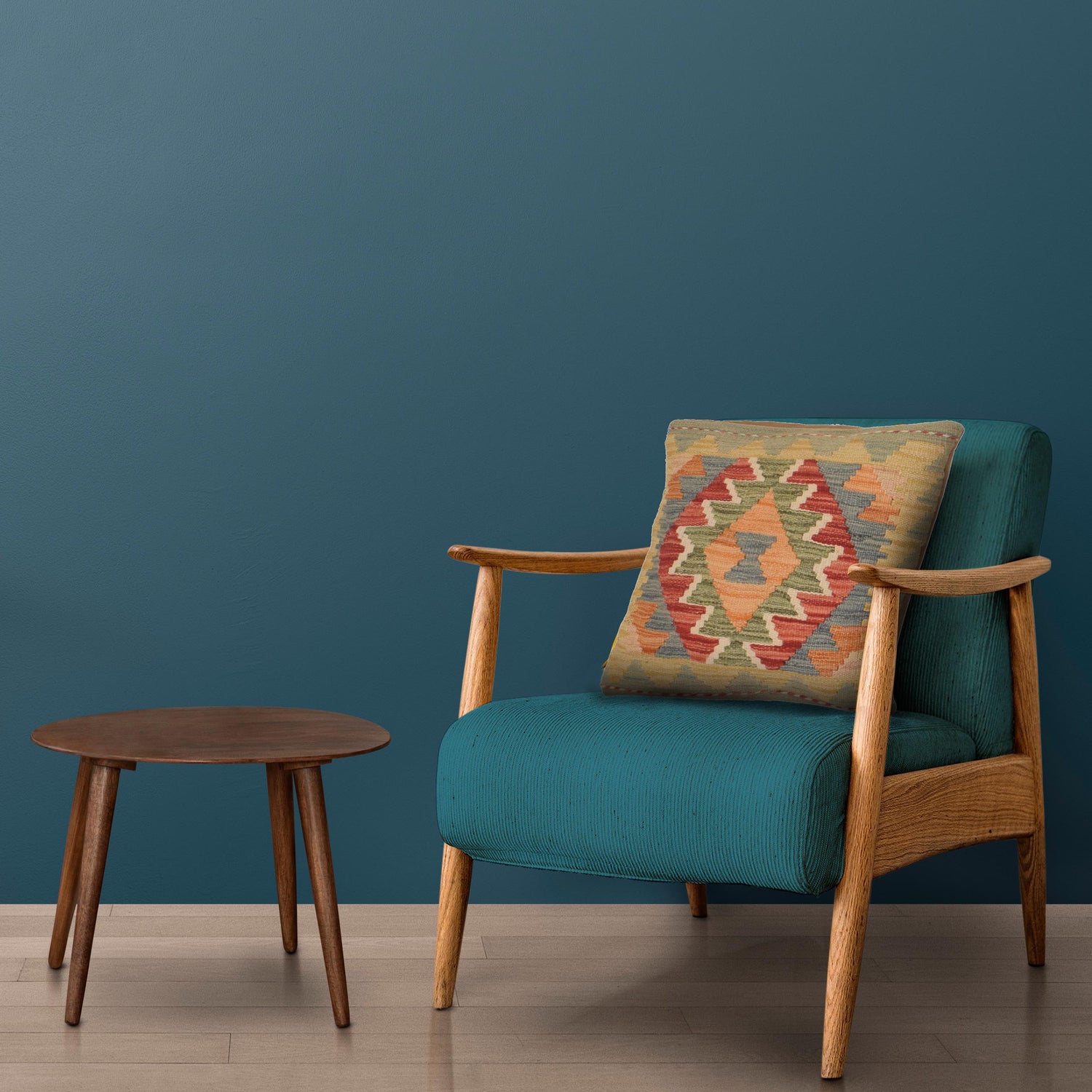 Handmade Kilim Cushion 1' 6 x 1' 6 (ft) - No. 34507