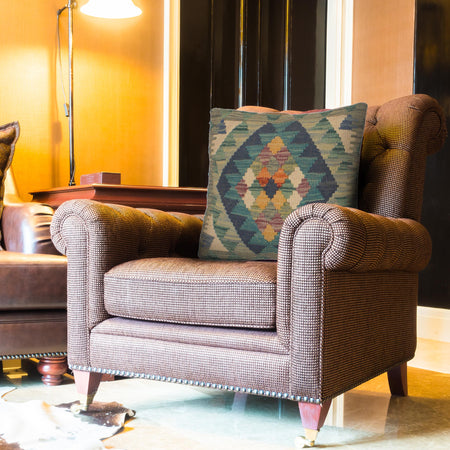 Handmade Kilim Cushion 1' 5" x 1' 6" (ft) - No. 34514