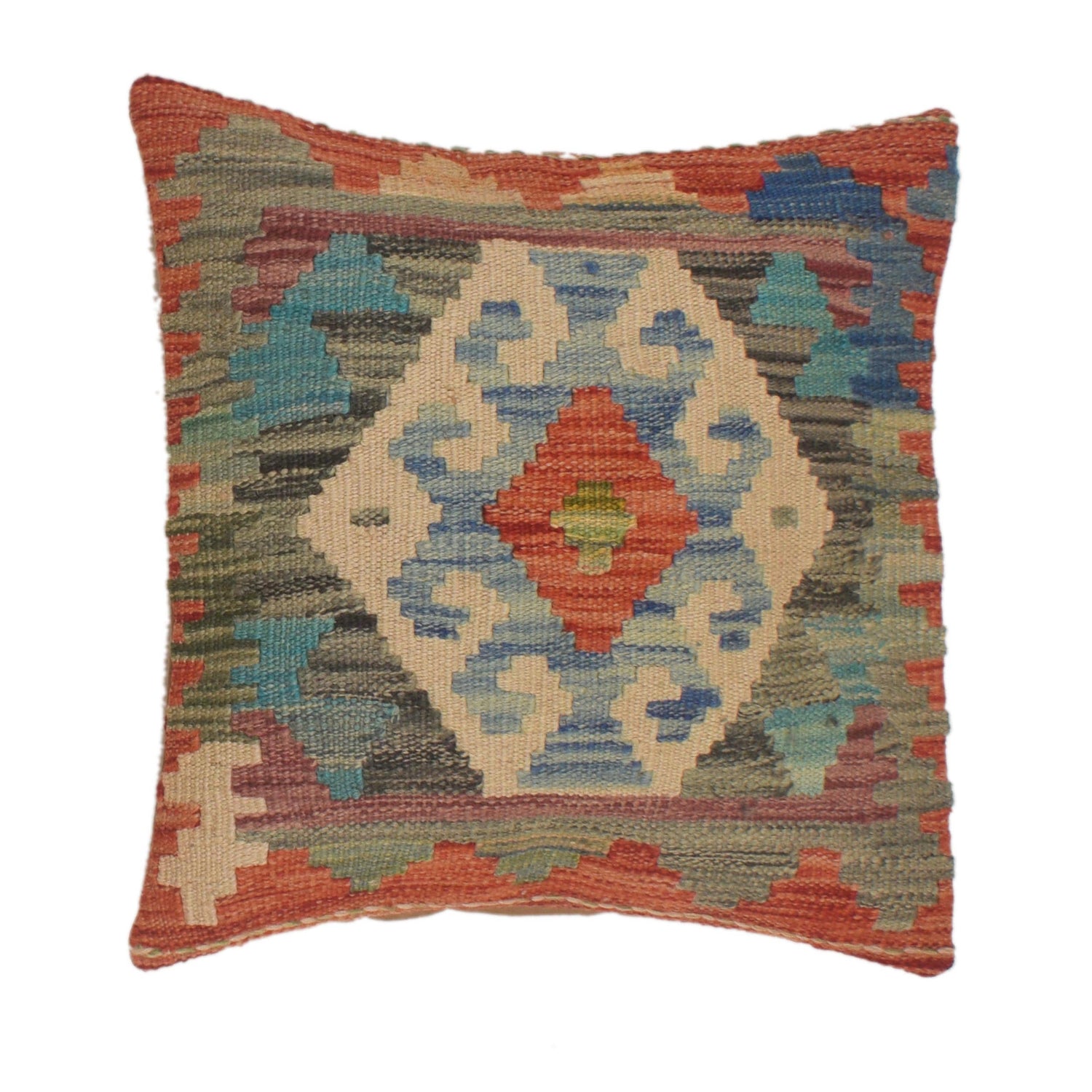 Square Size Kelim Cushion 1' 6" x 1' 6" (ft) - No. 34518