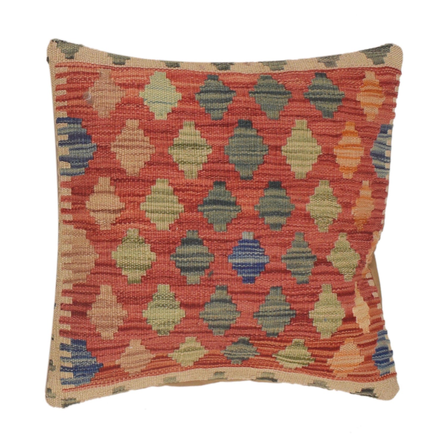 Vegetable Kilim Cushion Cover 1' 6" x 1' 6" (ft) - No. 34522