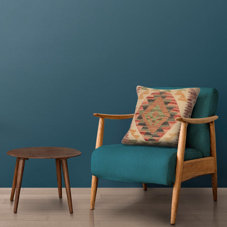 Hand Knotted Kilim Cushion 1' 5" x 1' 6" (ft) - No. 34525