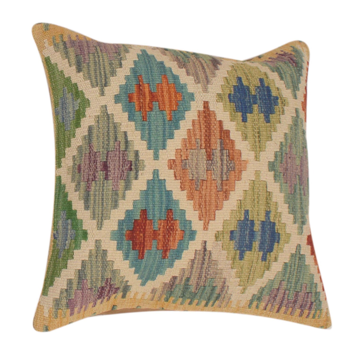 Vegetable Kilim Cushion Cover 1' 6" x 1' 7" (ft) - No. 34532