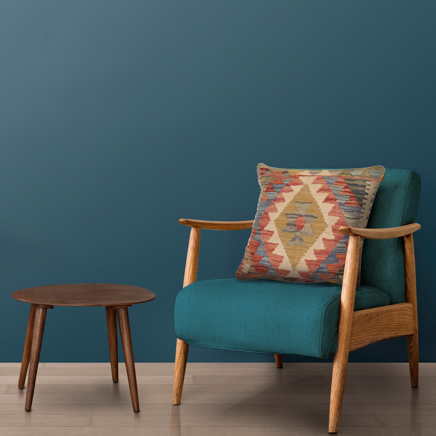 Hand Knotted Kilim Cushion 1' 5 x 1' 6 (ft) - No. 34534