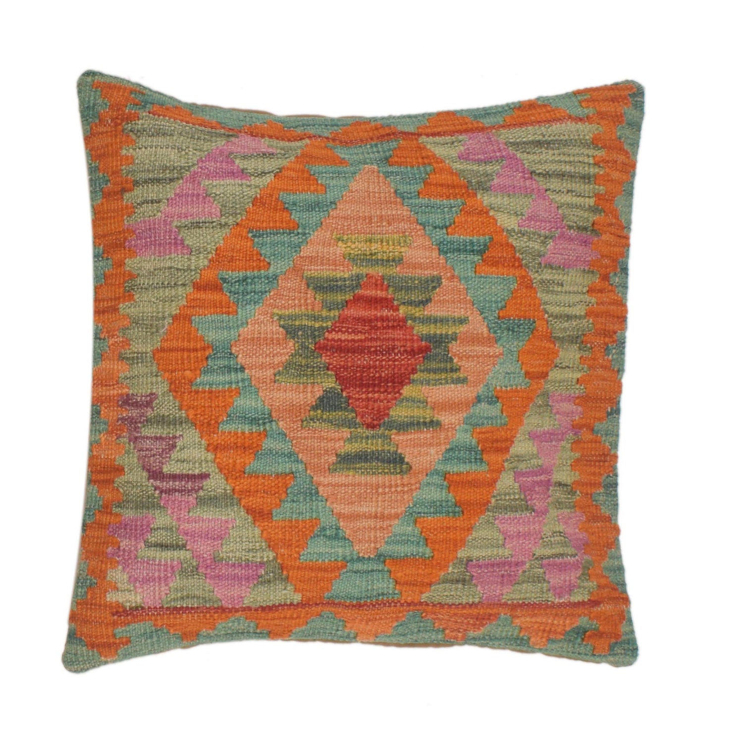 Turkish Style Kelim Cushion 1' 6 x 1' 6 (ft) - No. 34535