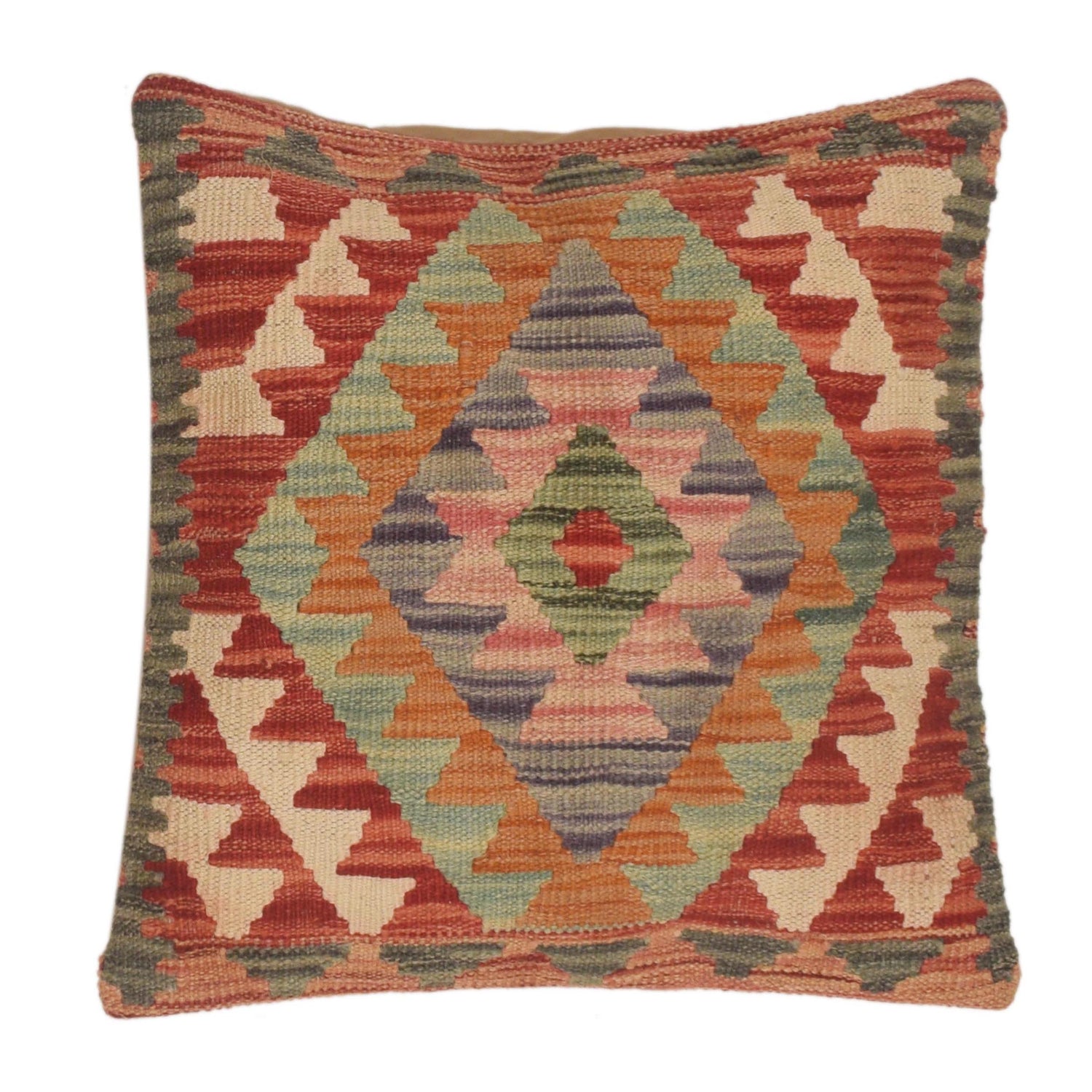 Turkish Design Kilim Cushion 1' 6 x 1' 6 (ft) - No. 34540