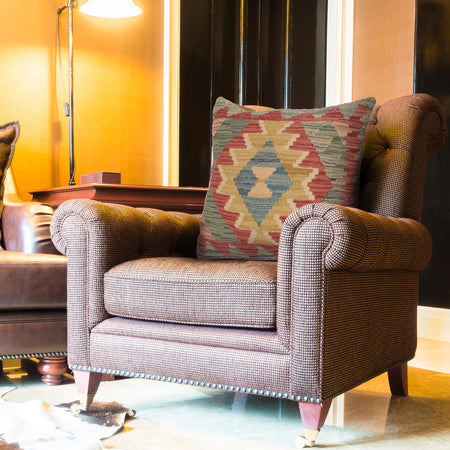 Handmade Kilim Cushion 1' 6" x 1' 6" (ft) - No. 34541