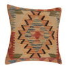 Hand Knotted Kilim Cushion 1' 6" x 1' 6" (ft) - No. 34545