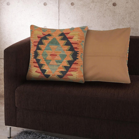 Kilim Cushion Covers 1' 7" x 1' 6" (ft) - No. 34549