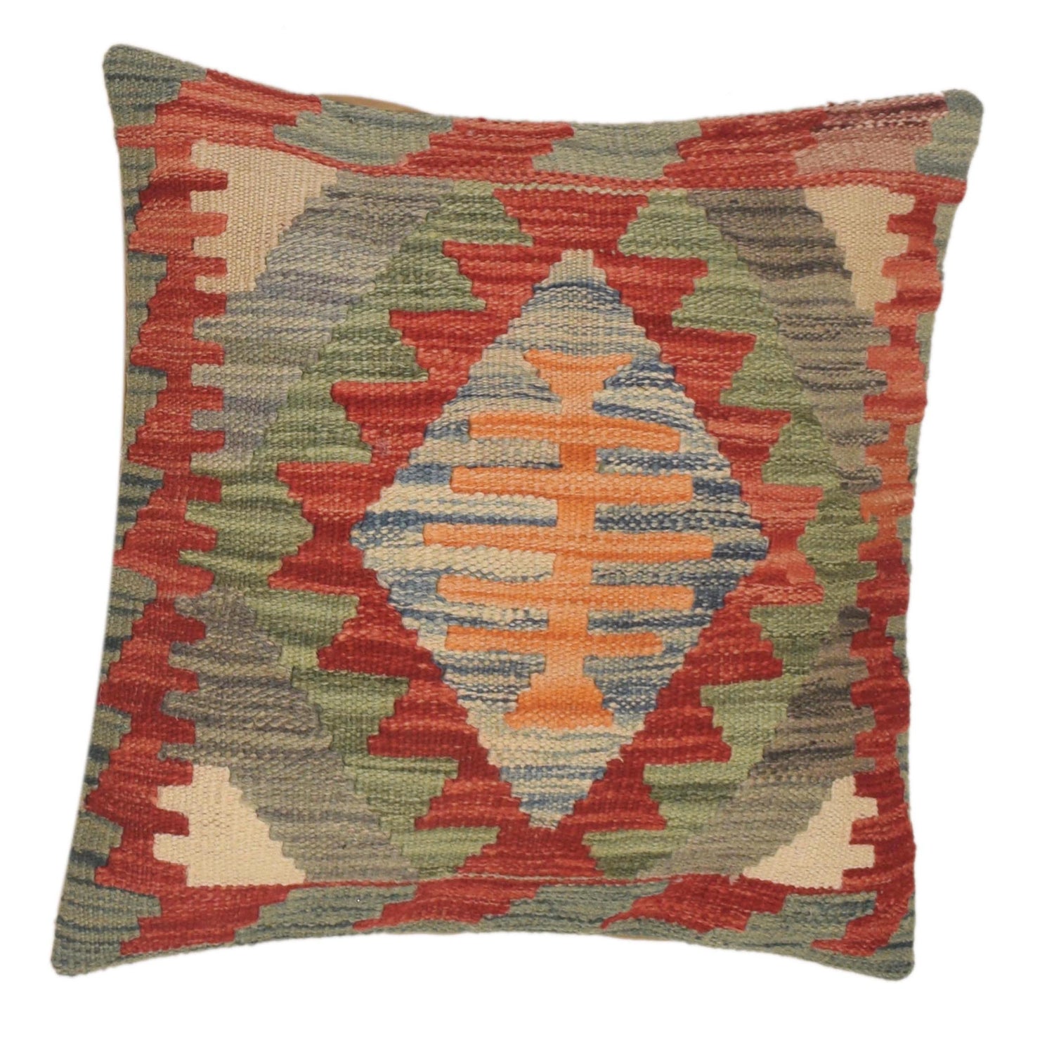 Turkish Design Kilim Cushion 1' 6 x 1' 6 (ft) - No. 34554
